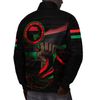 Africa Zone Padded Jacket - Pan Africanism And Black Power, African Padded Jacket For Men Women