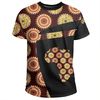 Ankara Cloth - Geometric Nawiri Tee - Sport Style, African T-shirt For Men Women