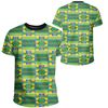 Verdurous Kente Tee, African T-shirt For Men Women