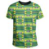 Verdurous Kente Tee, African T-shirt For Men Women