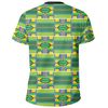 Verdurous Kente Tee, African T-shirt For Men Women