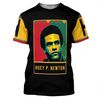 Huey P. Newton Black History Month Style Women T-Shirt, African T-shirt For Men Women