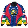 Central Africa Action Falg Bomber Jacket, African Bomber Jacket For Men Women