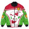 Burundi Active Flag Bomber Jacket, African Bomber Jacket For Men Women