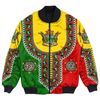 Zimbabwe Dashiki Bomber Jacket, African Bomber Jacket For Men Women