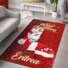 Eritrea Area Rug Santa Claus Merry Christmas You can Personalize Custom Text, Africa Area Rugs For Home