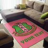 Personalised AKA Sorority Area Rug Classic, Africa Area Rugs For Home