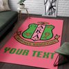 Personalised AKA Sorority Area Rug Classic, Africa Area Rugs For Home