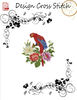 Cross stitch pattern Parrot and lilies