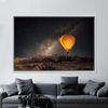 Star at Night Wall Decoration, Landscape Wall Decor, Cappadocia Hot Air Balloon Wall Hanging, Milky Way Canvas Print, Sky Landscape Wall Art.jpg