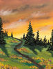 Sunrise Trail original 11” x 14” acrylic landscape painting on a canvas panel.jpg