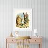 John Tenniel Illustration from The Nursery Alice Alice in Wonderland Alice's Adventures Print on canvas, canvas art, print for kids room.jpg