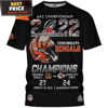 Cincinnati Bengals 2022 Champions 27 24 Kansas City Chiefs T-Shirt, Unique Gifts For Bengals Fans - Best Personalized Gift & Unique Gifts Idea.jpg