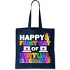 Cute Happy First Day Of Virtual Kindergarten Tote Bag.jpg