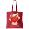 Cute Teddy Bear Holding Heart Be Mine Valentine's Day Tote Bag.jpg