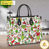 The Grinch Christmas Purse  Leather Bag Handbag For Women.jpg