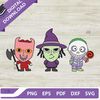 Baby Lock Shock Barrel SVG, Chibi Lock Shock And Barrel SVG, Nightmare Halloween SVG Cut Files.jpg