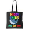 Colorful Daddy Shark Doo Doo Doo Tote Bag.jpg