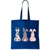 Cute Easter Bunnies Rose Stripe Leopard Patterns Tote Bag.jpg