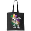 Dabbing Mardi Gras Skeleton Tote Bag.jpg