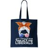 Just A Regular Mom Trying Not To Raise Liberals Hipster Mom Tote Bag.jpg