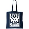 Level 60 Complete Video Gamer 60th Birthday Tote Bag.jpg