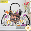 Hocus Pocus Sticker Collection Leather Bag, Movie Leatherr Handbag, Halloween Shoulder Handbag 4.jpg