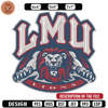 Loyola Marymount logo embroidery design, NCAA embroidery, Sport embroidery, Embroidery design, Logo sport embroidery.jpg