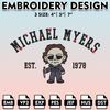 EBM11062024A287-Michael Myers Est Embroidery Designs, Scary Friends Embroidery Files, Halloween Horror Character, Embroidery Pattern.jpg