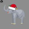 KL19122397-Cute Christmas Elephant Santa Claus PNG Christmas.jpg