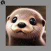 KL150124195-Cute Baby Otter - Cute Baby Animals Funny PNG, Cute Animal PNG download.jpg