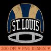 St Louis Retro Helmet Navy - PNG Download Collection - Convenience