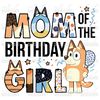 Blue Dog Mom of the Birthday Girl Clipart Elements, Letters Set, Blue Dog Sublimate Bday Party, PNG1.jpg