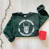 Christmas Tree Sweatshirt, Rocking Around Sweatshirt, Holiday Apparel Gift, Womens Holiday Shirt, Merry Christmas Shirt, Winter Sweatshirt.jpg