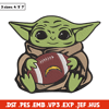 Baby Yoda Los Angeles Chargers embroidery design, Los Angeles Chargers embroidery, NFL embroidery, logo sport embroidery.jpg