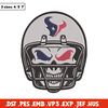 Skull Helmet Houston Texans embroidery design, Texans embroidery, NFL embroidery, sport embroidery, embroidery design..jpg