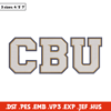 California Baptist logo embroidery design, NCAA embroidery, Sport embroidery,logo sport embroidery, Embroidery design.jpg