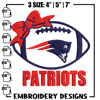 New England Patriots Ball embroidery design, Patriots embroidery, NFL embroidery, sport embroidery, embroidery design..jpg