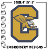 Golden Griffins logo embroidery design, NCAA embroidery, Sport embroidery, logo sport embroidery, Embroidery design.jpg