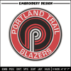 Portland Trail Blazers logo embroidery design,NBA embroidery, Sport embroidery, Embroidery design,Logo sport embroidery..jpg