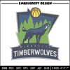 Timberwolves basketball embroidery design, NBA embroidery, Sport embroidery, Embroidery design,Logo sport embroidery.jpg