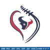 Houston Texans Heart embroidery design, Houston Texans embroidery, NFL embroidery, sport embroidery, embroidery design. (2).jpg