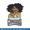 Canisius University girl embroidery design, NCAA embroidery, Embroidery design,Logo sport embroidery,Sport embroidery.jpg