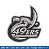 Charlotte 49ers logo embroidery design,NCAA embroidery,Sport embroidery, Logo sport embroidery, Embroidery design..jpg