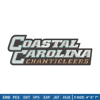 Coastal Carolina embroidery design, Football embroidery, Sport embroidery, logo sport embroidery, Embroidery design.jpg