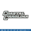 Coastal Carolina logo embroidery design, NCAA embroidery, Embroidery design,Logo sport embroidery,Sport embroidery.jpg