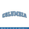 Columbia Lions logo embroidery design, NCAA embroidery,Sport embroidery, Logo sport embroidery, Embroidery design.jpg