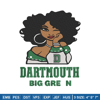 Dartmouth Big Green girl embroidery design, NCAA embroidery, Embroidery design, Logo sport embroidery,Sport embroidery.jpg