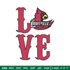 Louisville Cardinals logo embroidery design, NCAA embroidery, Sport embroidery,logo sport embroidery,Embroidery design.jpg