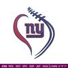 Heart New York Giants embroidery design, New York Giants embroidery, NFL embroidery, sport embroidery, embroidery design.jpg